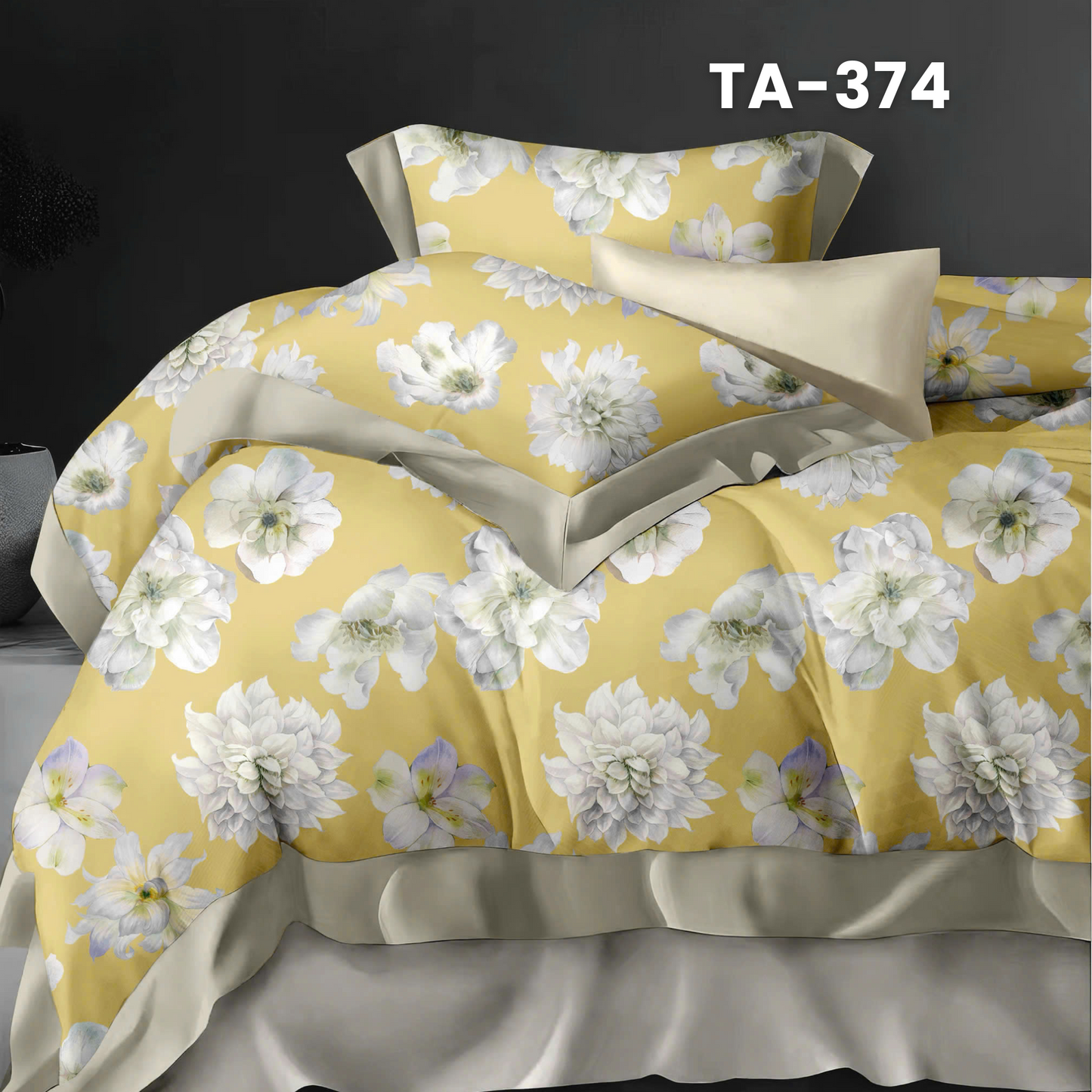 (Pre Order) Patterned 100% Tencel Basic Set - 1 Duvet cover, 1 Fitted sheet and 2 Pillow cases