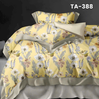 Customize Tencel Basic Set - 1 Duvet cover, 1 Fitted sheet and 2 Pillow cases - Choose your color