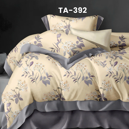 Set ga giường gồm : 1 vỏ chăn, 1 drap bọc và 2 vỏ gối