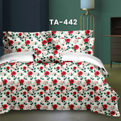 (Pre Order) Patterned 100% Tencel Basic Set - 1 Duvet cover, 1 Fitted sheet and 2 Pillow cases