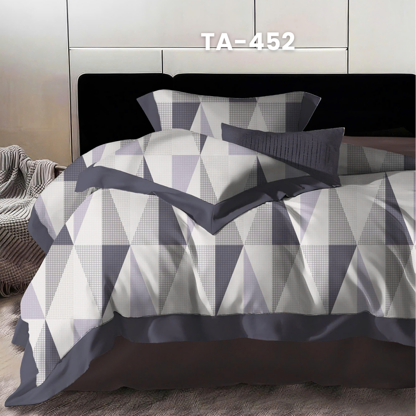 (Pre Order) Patterned 100% Tencel Basic Set - 1 Duvet cover, 1 Fitted sheet and 2 Pillow cases