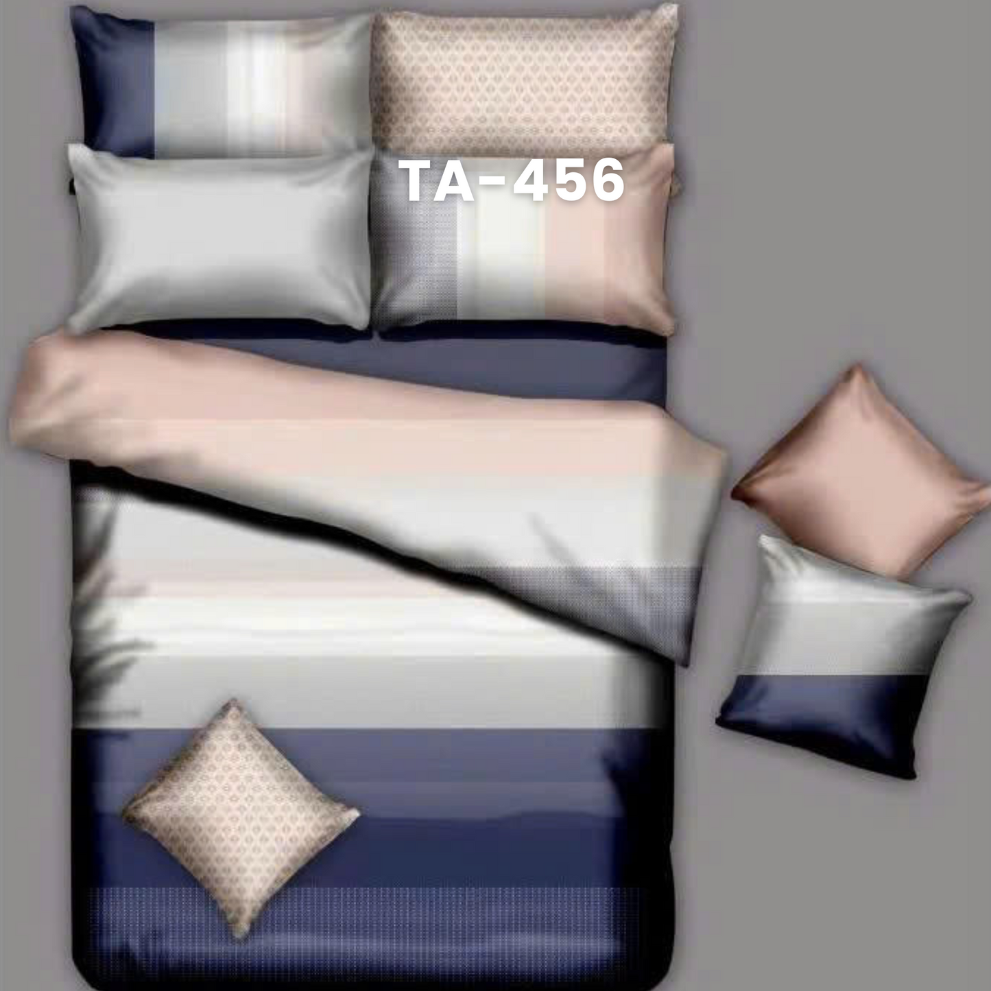 (Pre Order) Patterned 100% Tencel Basic Set - 1 Duvet cover, 1 Fitted sheet and 2 Pillow cases