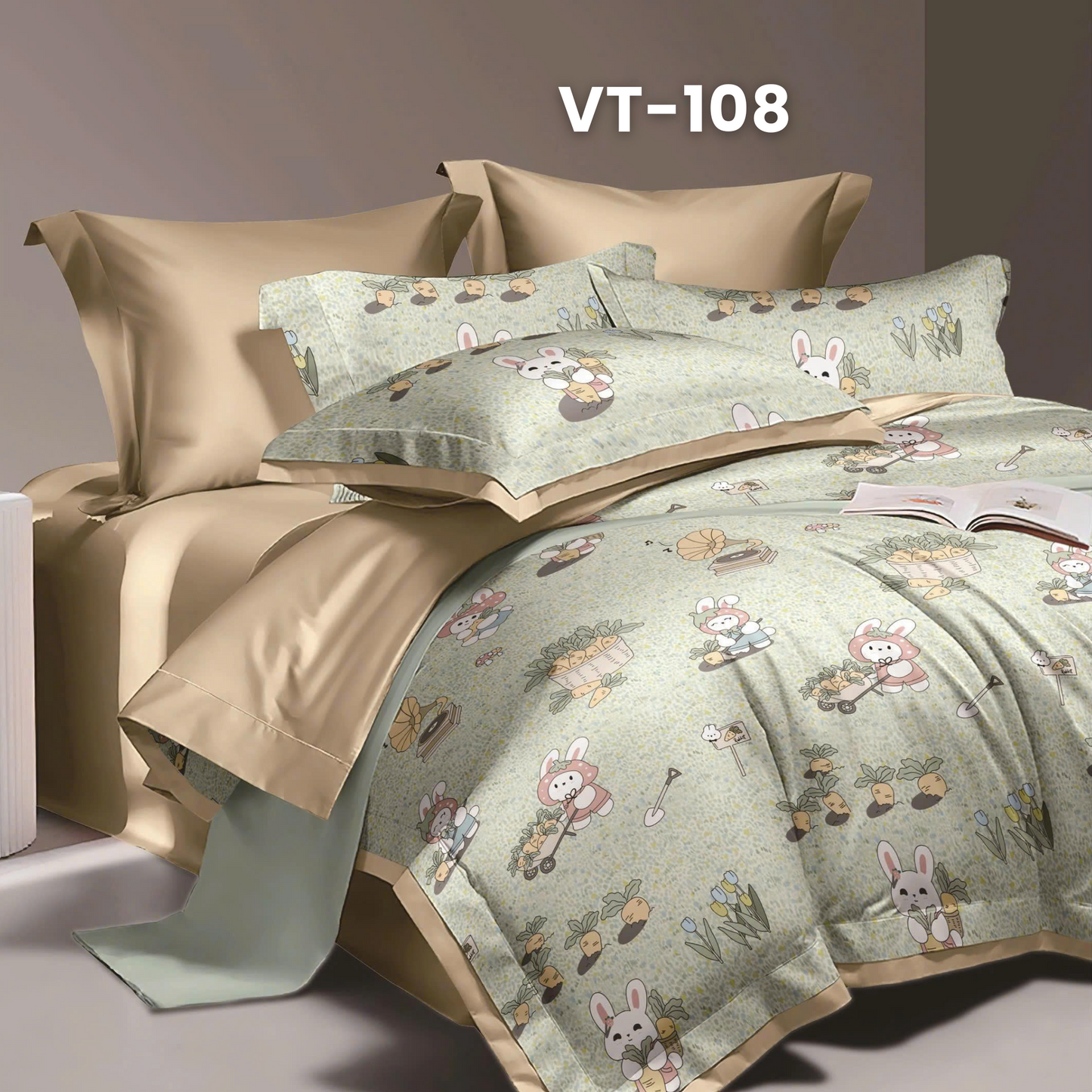 Tencel Polyester Basic Set - 1 Duvet cover, 1 Fitted sheet and 2 Pillow cases - Pre Order