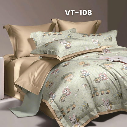 Tencel Polyester Basic Set - 1 Duvet cover, 1 Fitted sheet and 2 Pillow cases - Pre Order