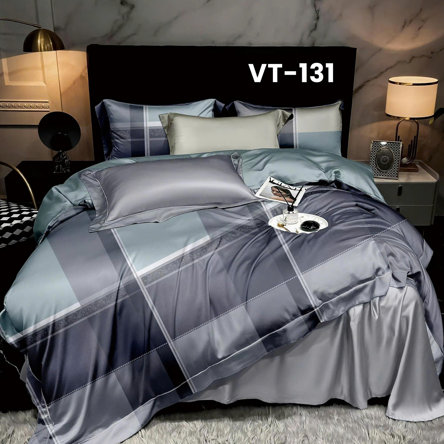 Tencel Polyester Basic Set - 1 Duvet cover, 1 Fitted sheet and 2 Pillow cases - Pre Order