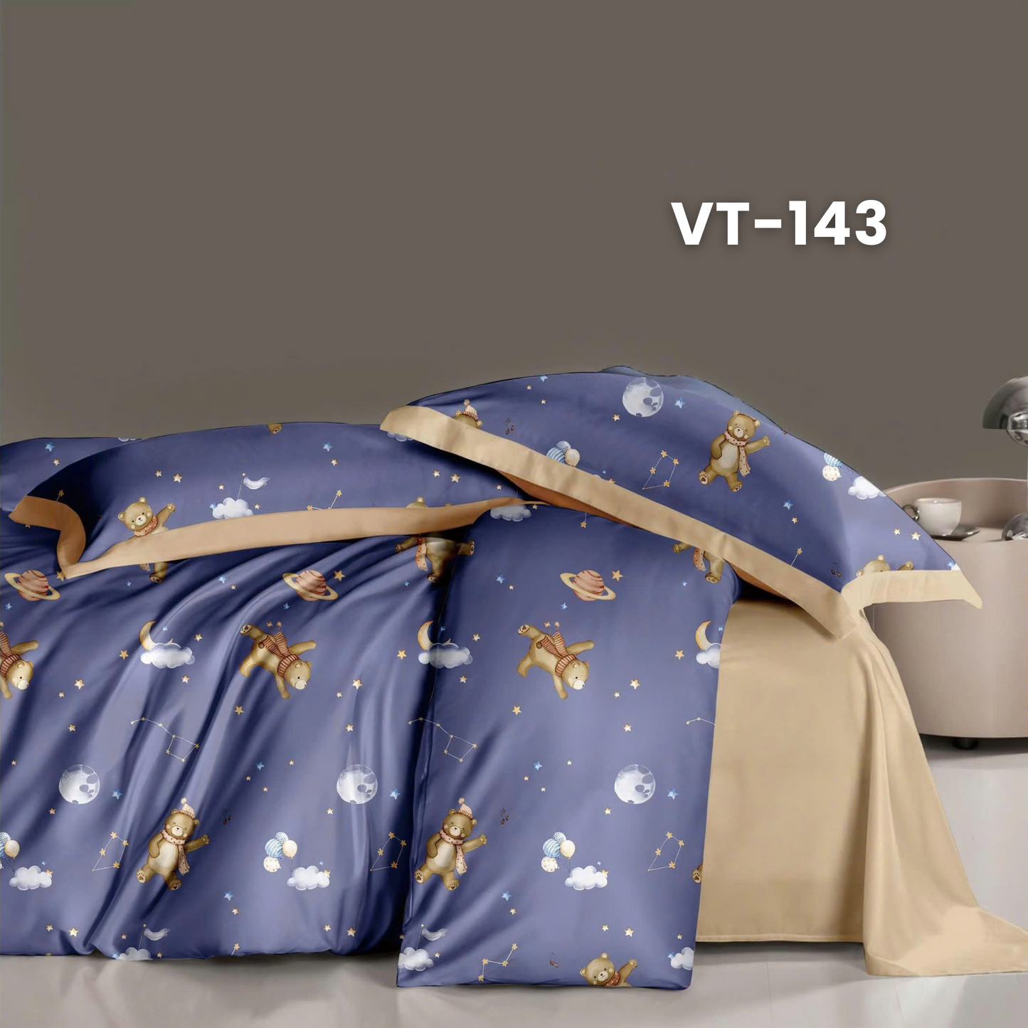 Tencel Polyester Basic Set - 1 Duvet cover, 1 Fitted sheet and 2 Pillow cases - Pre Order