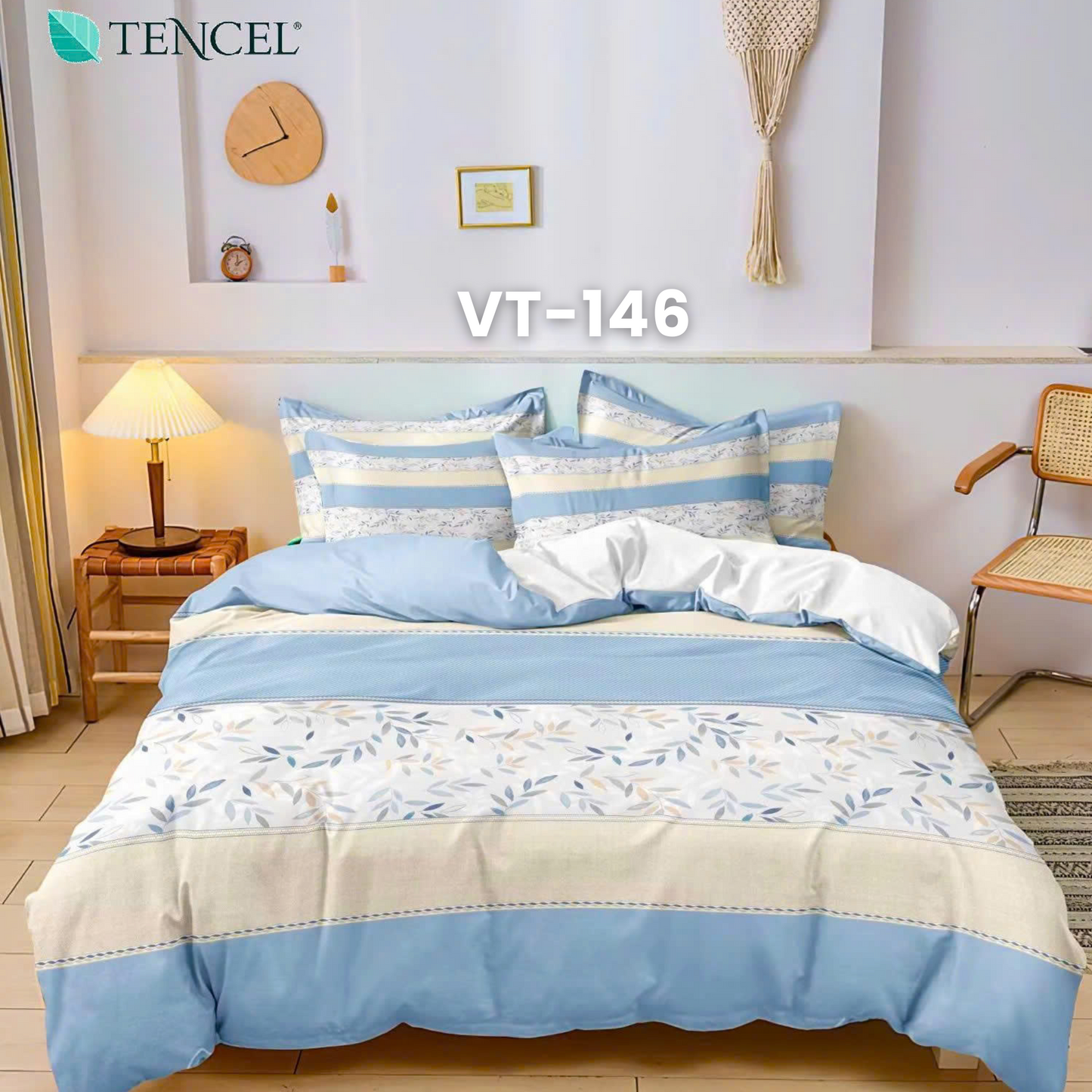 Tencel Polyester Basic Set - 1 Duvet cover, 1 Fitted sheet and 2 Pillow cases - Pre Order