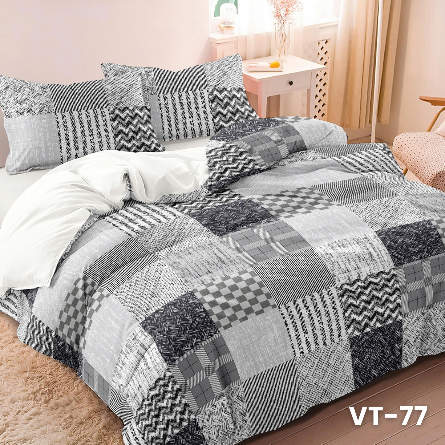 Tencel Polyester Basic Set - 1 Duvet cover, 1 Fitted sheet and 2 Pillow cases - Pre Order