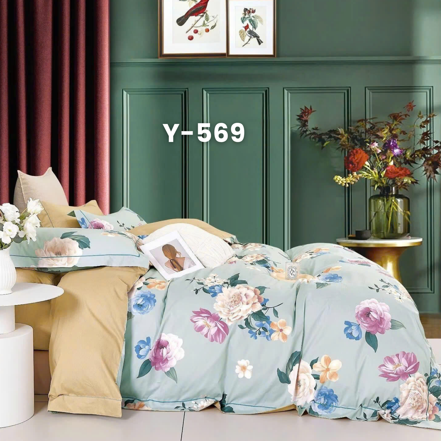 (Pre Order) Cotton-Silk T200 Basic Set - 1 Duvet cover, 1 Fitted sheet and 2 Pillow cases