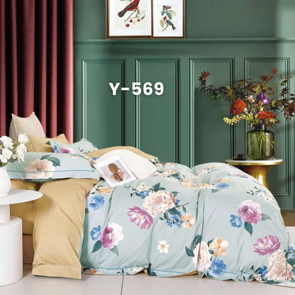 (Pre Order) Cotton-Silk T200 Basic Set - 1 Duvet cover, 1 Fitted sheet and 2 Pillow cases