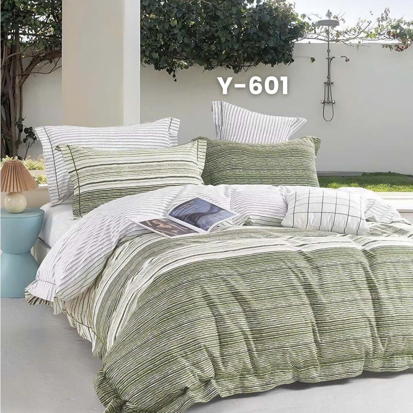 Cotton-Silk T200 Basic Set - 1 Duvet cover, 1 Fitted sheet and 2 Pillow cases - Pre Order
