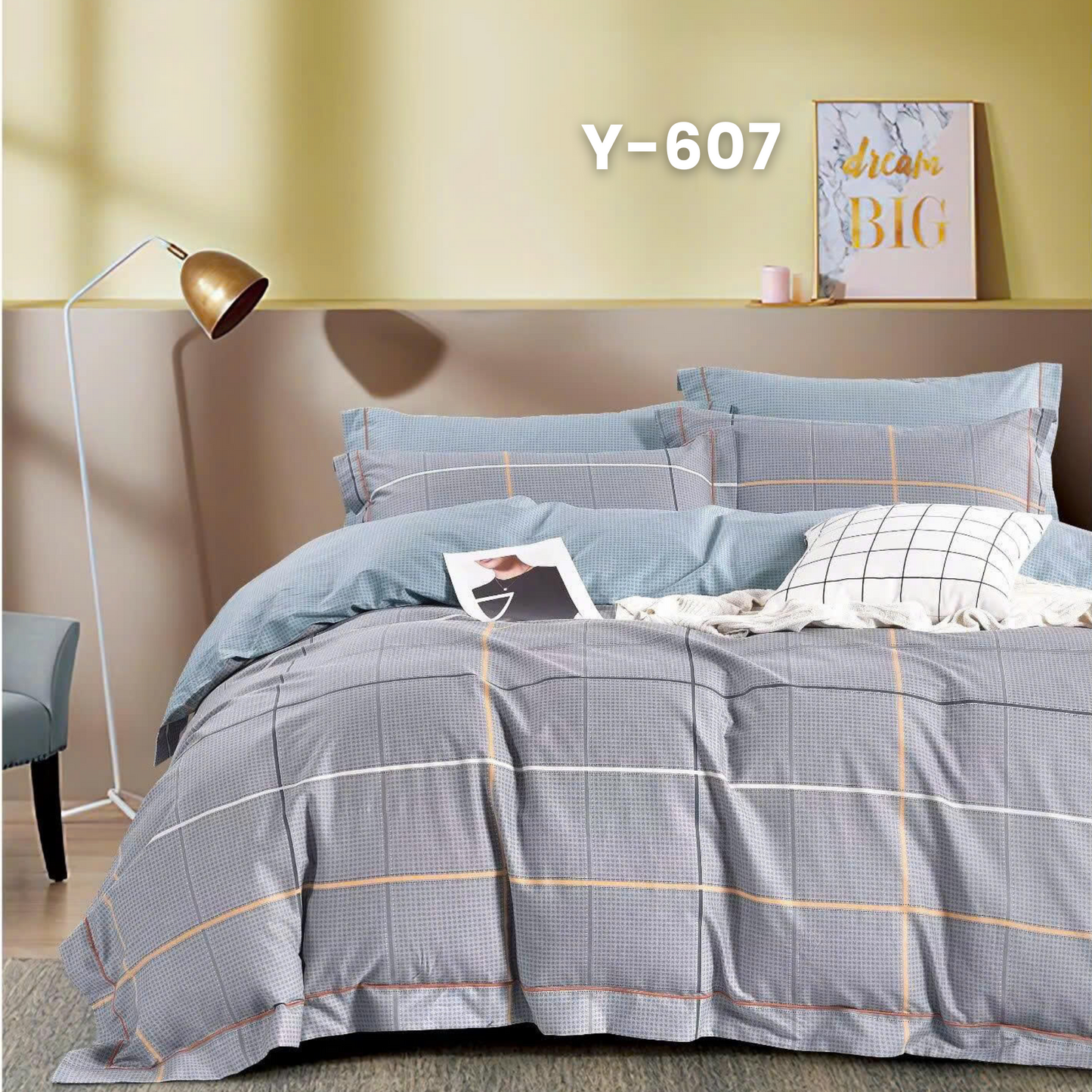 Cotton-Silk T200 Basic Set - 1 Duvet cover, 1 Fitted sheet and 2 Pillow cases - Pre Order