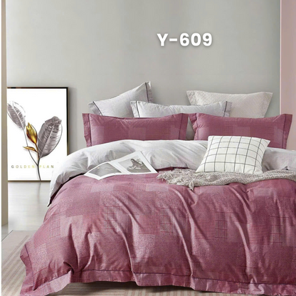 Cotton-Silk T200 Basic Set - 1 Duvet cover, 1 Fitted sheet and 2 Pillow cases - Pre Order