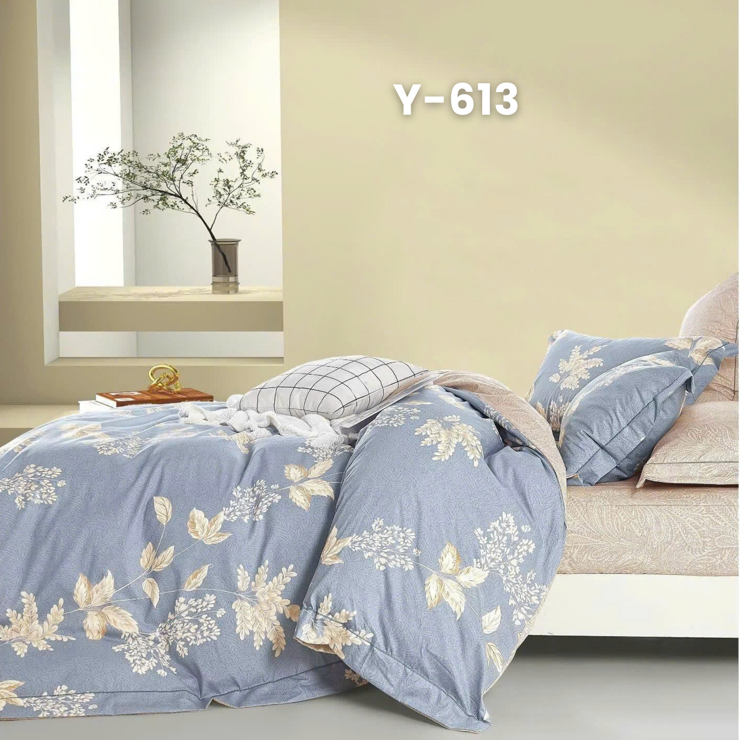 Cotton-Silk T200 Basic Set - 1 Duvet cover, 1 Fitted sheet and 2 Pillow cases - Pre Order
