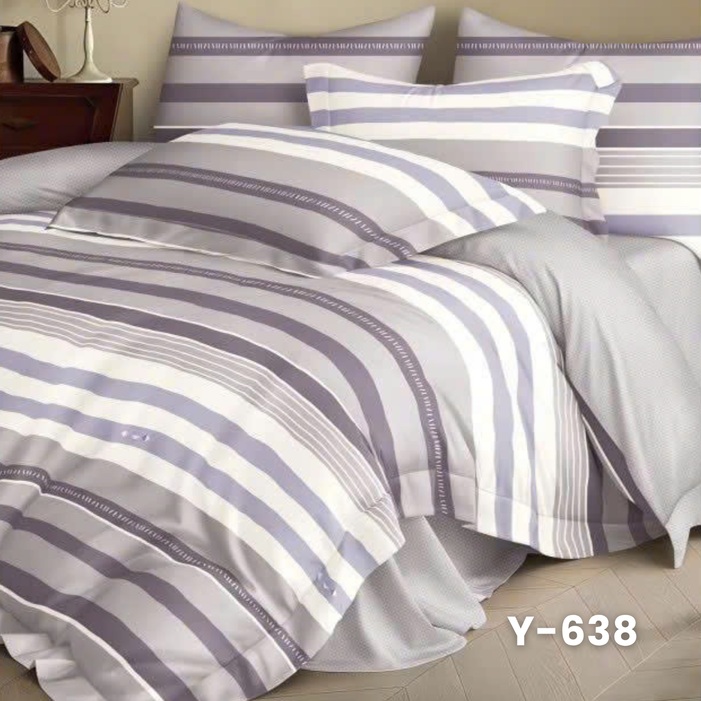 (Pre Order) Cotton-Silk T200 Basic Set - 1 Duvet cover, 1 Fitted sheet and 2 Pillow cases