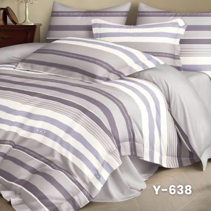 (Pre Order) Cotton-Silk T200 Basic Set - 1 Duvet cover, 1 Fitted sheet and 2 Pillow cases