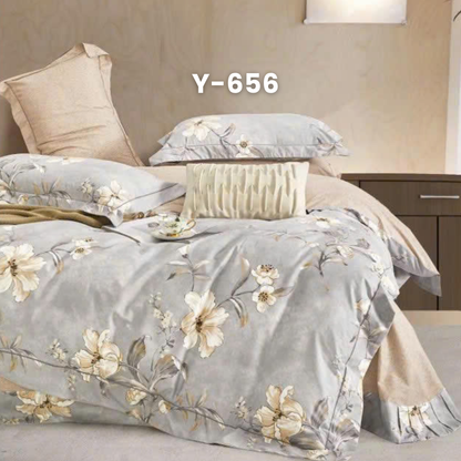 (Pre Order) Cotton-Silk T200 Basic Set - 1 Duvet cover, 1 Fitted sheet and 2 Pillow cases