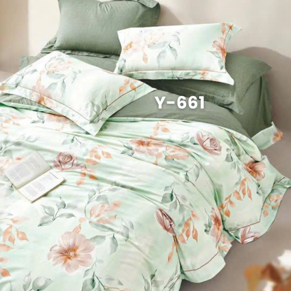 (Pre Order) Cotton-Silk T200 Basic Set - 1 Duvet cover, 1 Fitted sheet and 2 Pillow cases