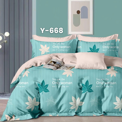 (Pre Order) Cotton-Silk T200 Basic Set - 1 Duvet cover, 1 Fitted sheet and 2 Pillow cases