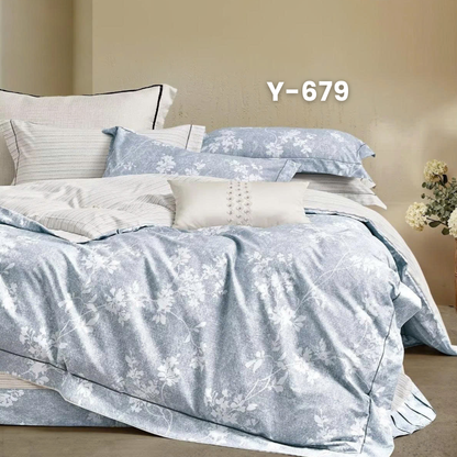 (Pre Order) Cotton-Silk T200 Basic Set - 1 Duvet cover, 1 Fitted sheet and 2 Pillow cases