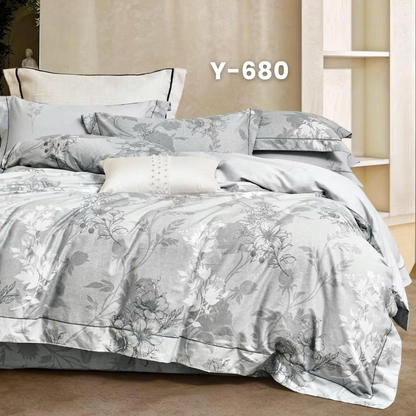 (Pre Order) Cotton-Silk T200 Basic Set - 1 Duvet cover, 1 Fitted sheet and 2 Pillow cases