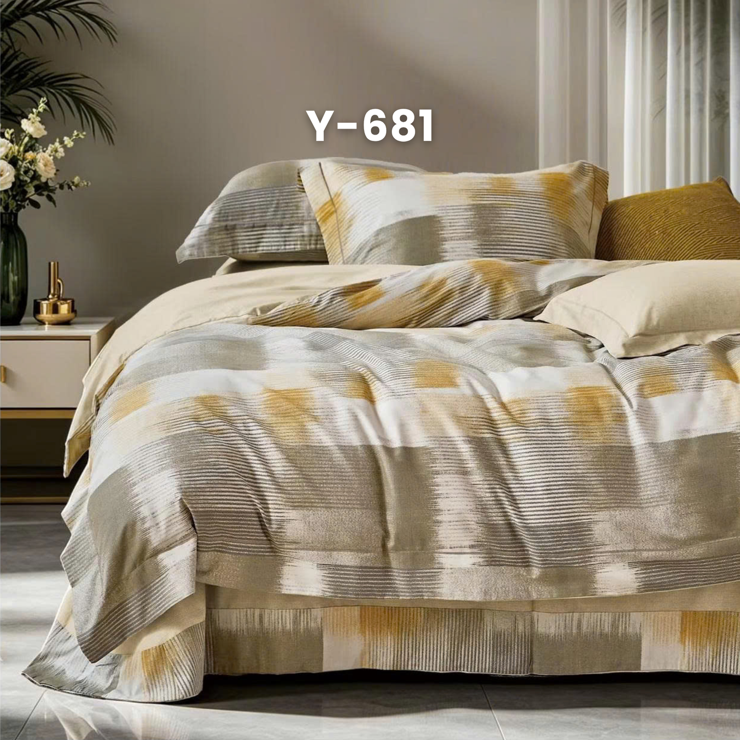 (Pre Order) Cotton-Silk T200 Basic Set - 1 Duvet cover, 1 Fitted sheet and 2 Pillow cases