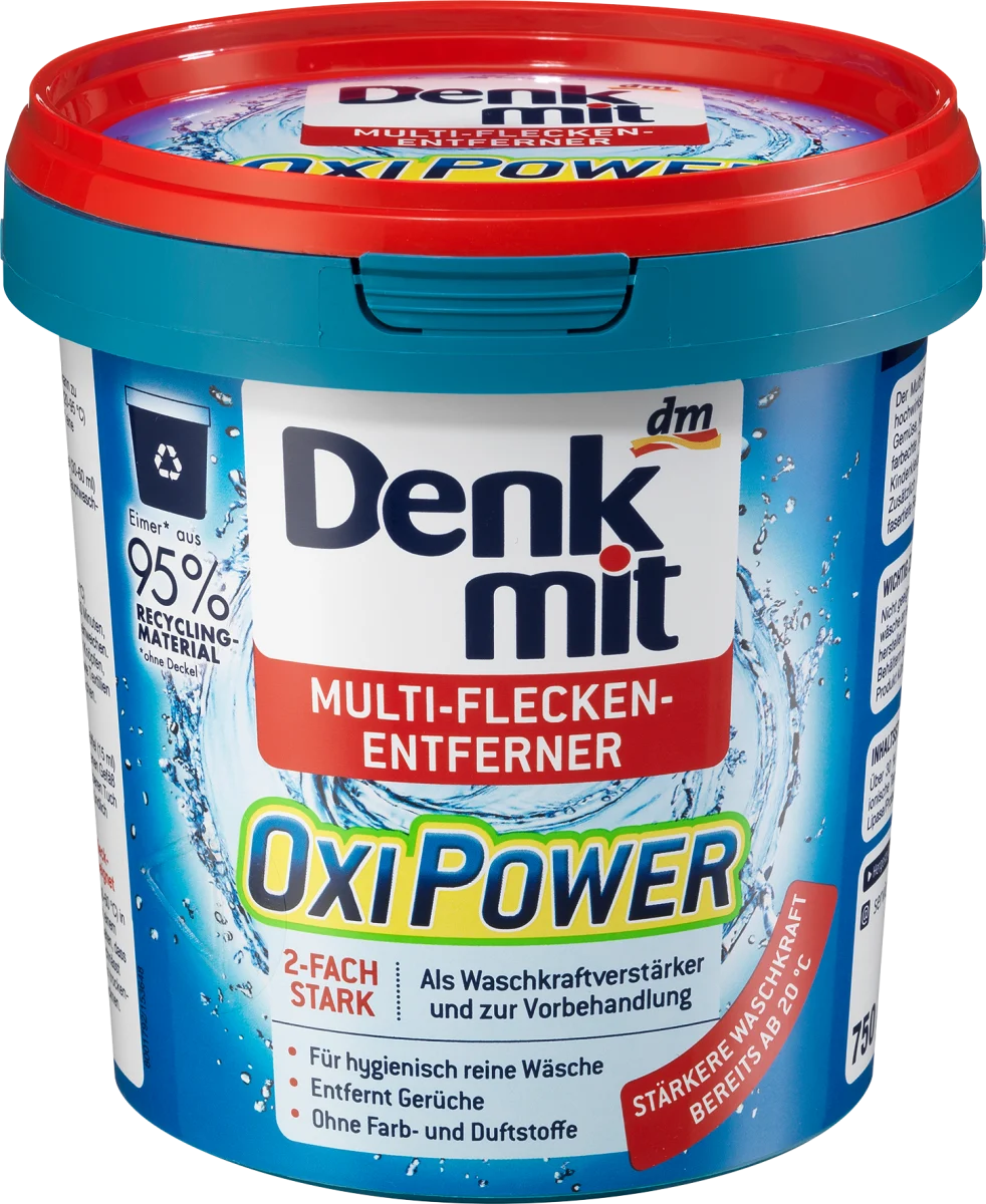 Oxi Power Stain Remover - 750 g - Denkmit - Made in Germany