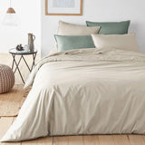 Cotton Basic Set - 1 Duvet cover, 1 Fitted sheet and 2 Pillow cases
